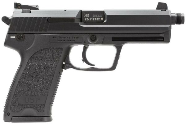 HK USP40 Tactical (V1) DA/SA, safety/decocking lever on left, three 13rd magazines and adj. night sights