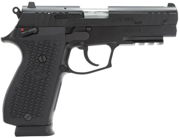 Lionheart LH9 MKII DA+ 9mm 4.1" 15+1 FS Blk Poly Grip Black Cerakote