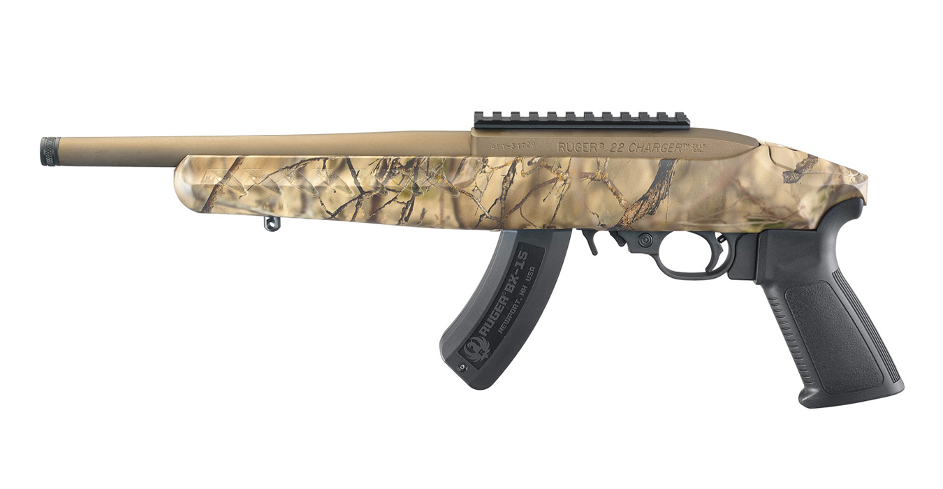 22 Charger 22LR Rimfire Pistol with GoWild I-M Brush Camo Finish - Firearms | The Gun Shop
