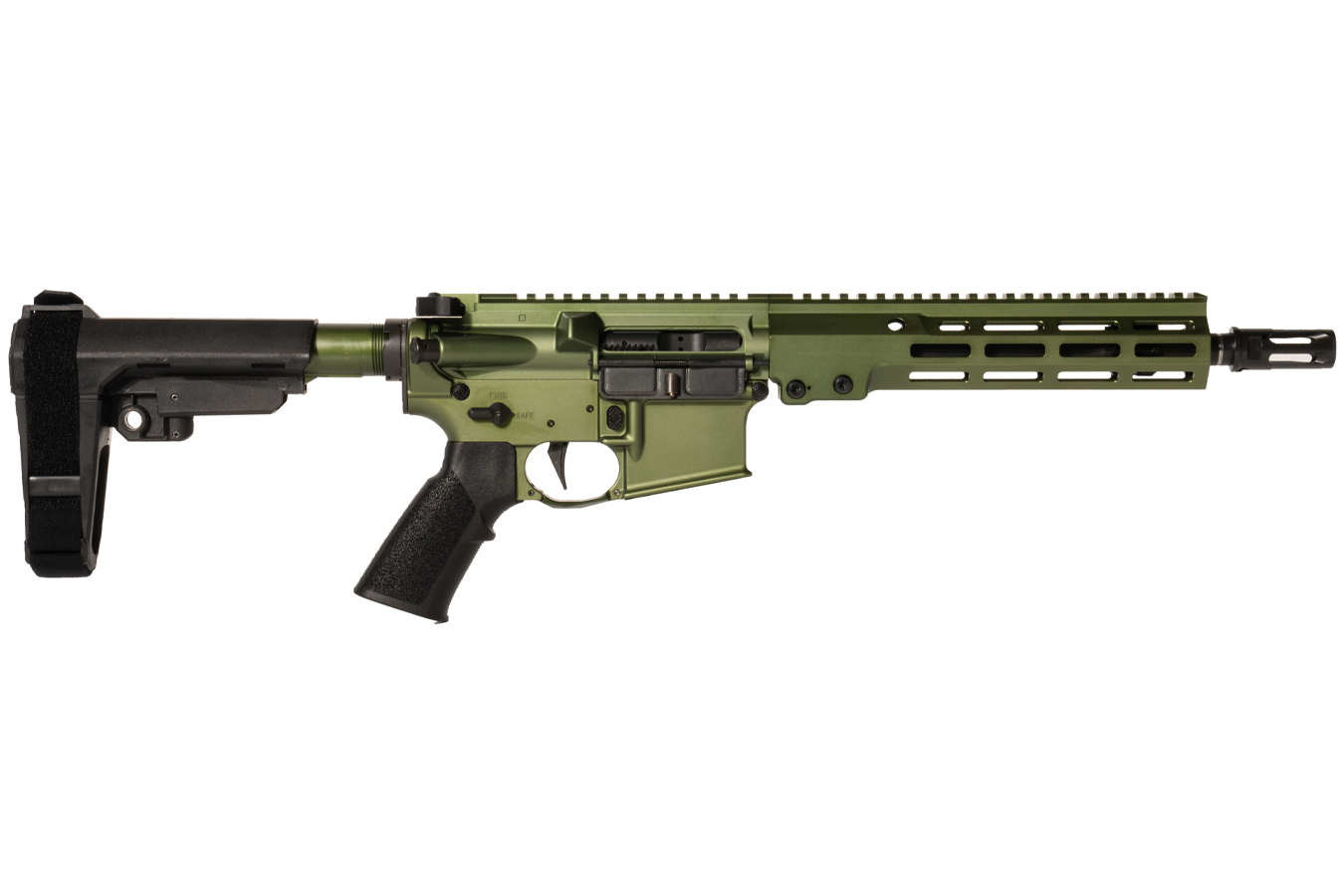 Super Duty 5.56mm AR-15 Pistol with OD Green Finish and SBA3 Brace - AR-15 Pistols | The Gun Shop