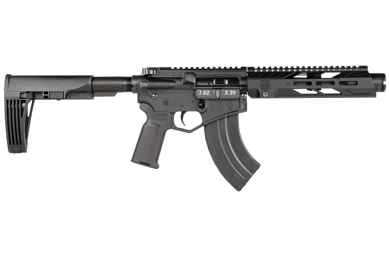 DB15 7.62x39mm AR-Style Pistol wtih Tailhook Mod2 Brace - Firearms | The Gun Shop