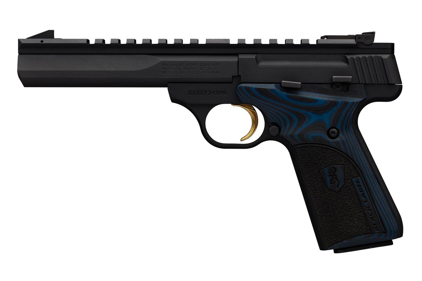 Buck Mark Black Label Contour 22LR Rimfire Pistol with Black G-10 Grips - Firearms | The Gun Shop