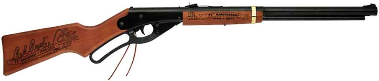 Daisy Red Ryder75th Anniv Air Rifle Lever .177 BB Maple Stk Black