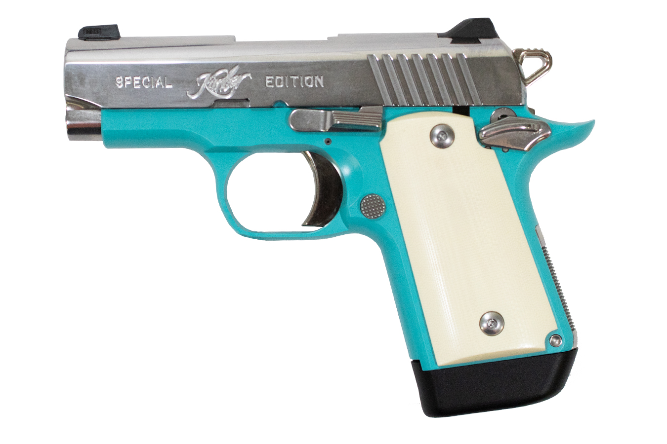 Micro 9 Bel-Air 9mm Special Edition Pistol with Ivory Micarta Grips and Blue Frame - Firearms | The Gun Shop