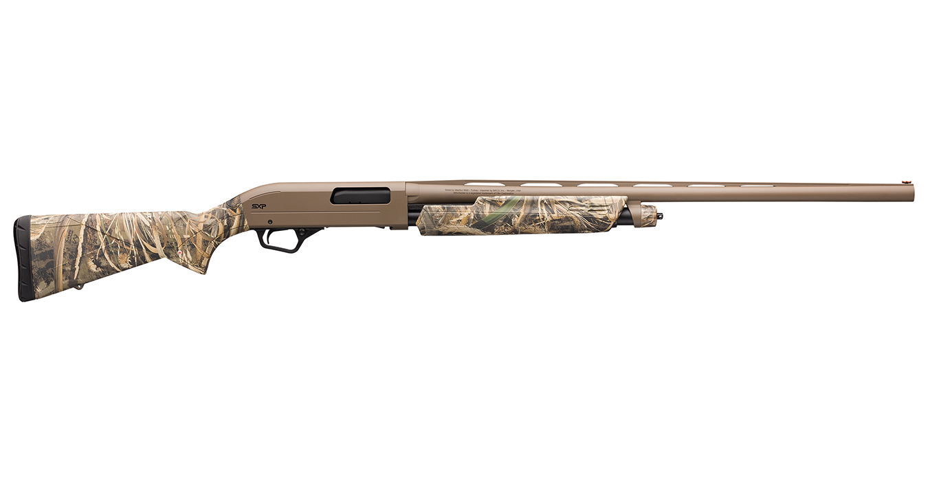 SXP Hybrid Hunter 20 Gauge Pump Shotgun with Realtree Max-5 Camo Stock and FDE Permacote Barrel - Firearms | The Gun Shop