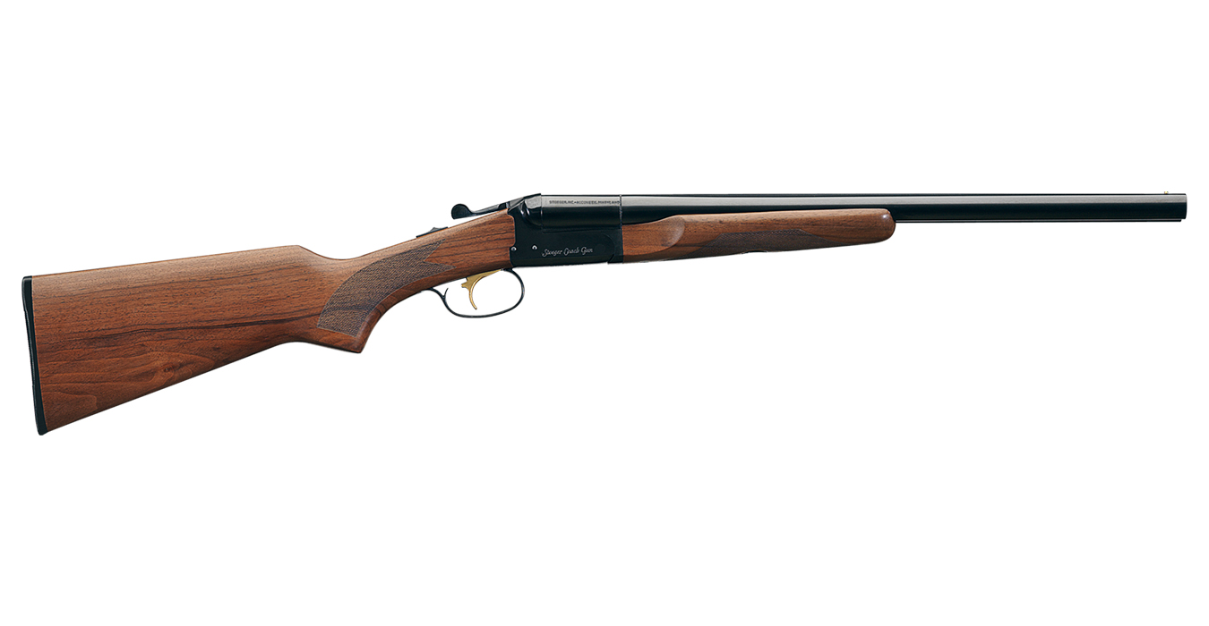 Coach Gun 20 Gauge Single Trigger Shotgun with A-Grade Satin Walnut Stock and Blued Finish - Firearms | The Gun Shop