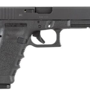 Glock G17 Std Threaded Barrel DAO 9mm 4.5", Integral Grip Black, 10 rd