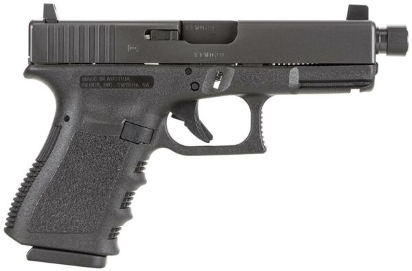 Glock G19 Standard DAO 9mm 4" TB10+1 FS Integral Grip Black