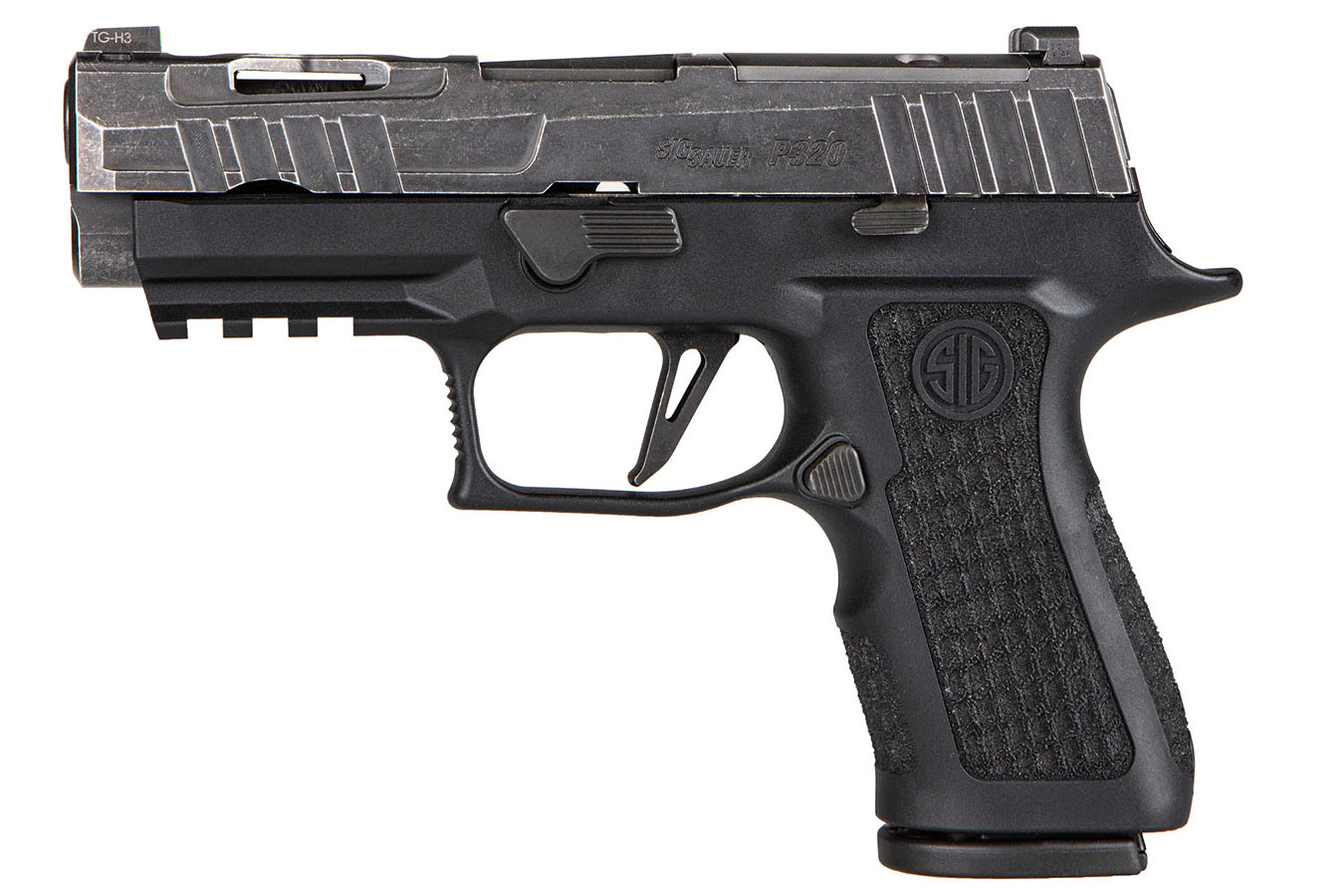 P320 XCompact Spectre 9mm Custom Works Pistol with XRAY3 Day/Night Sights