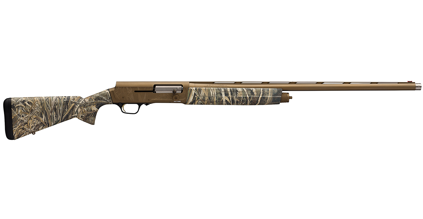 93468-DEFAULT-l A5 Wicked Wing 12 Gauge Semi-Auto Shotgun with Realtree Max-5 Camo Stock and Bronze Cerakote Finish - Firearms | The Gun Shop