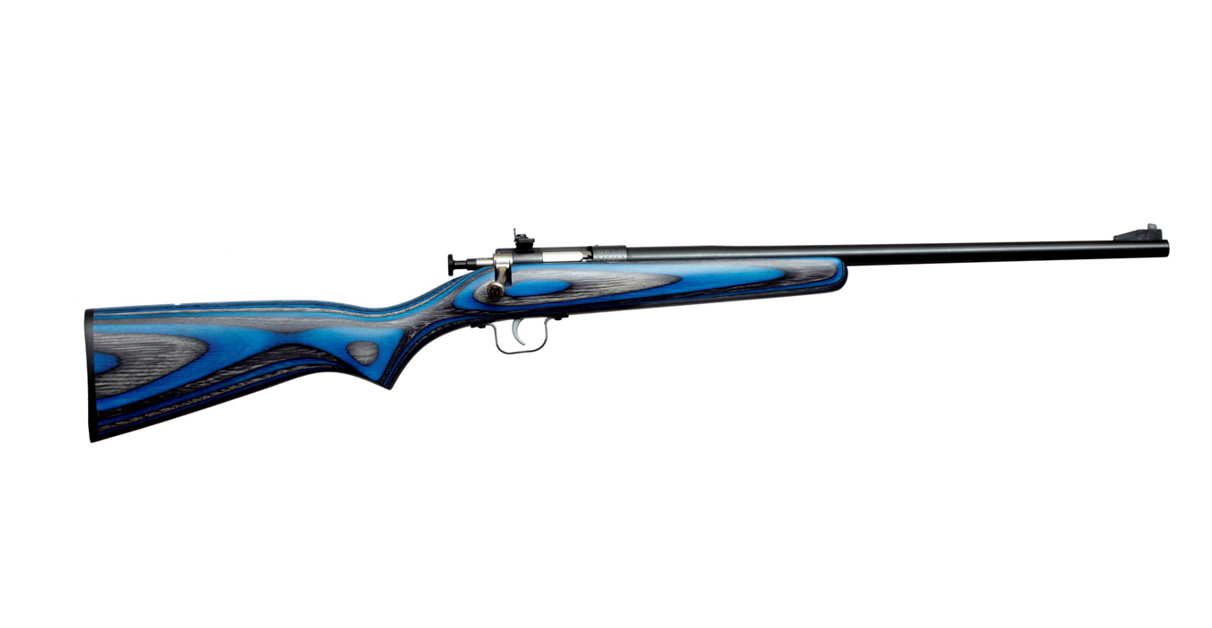 Crickett 22 LR Youth Bolt-Action Rifle with Blue Laminate Stock - Bolt-Action Rimfire Rifles | The Gun Shop