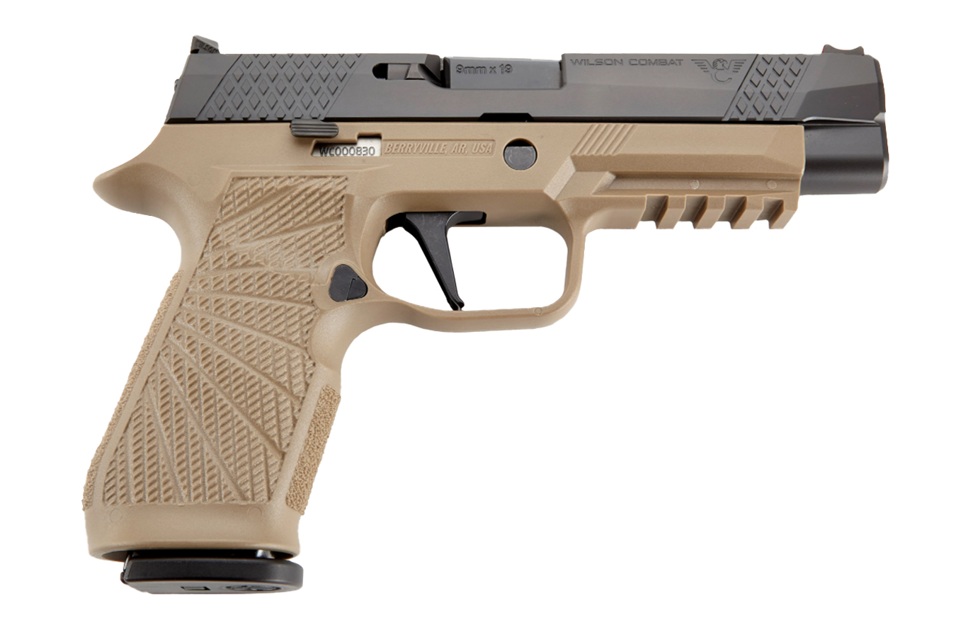 Wilson Combat Edition WCP320 9MM Semi-Auto Pistol with Tan Frame - Firearms | The Gun Shop
