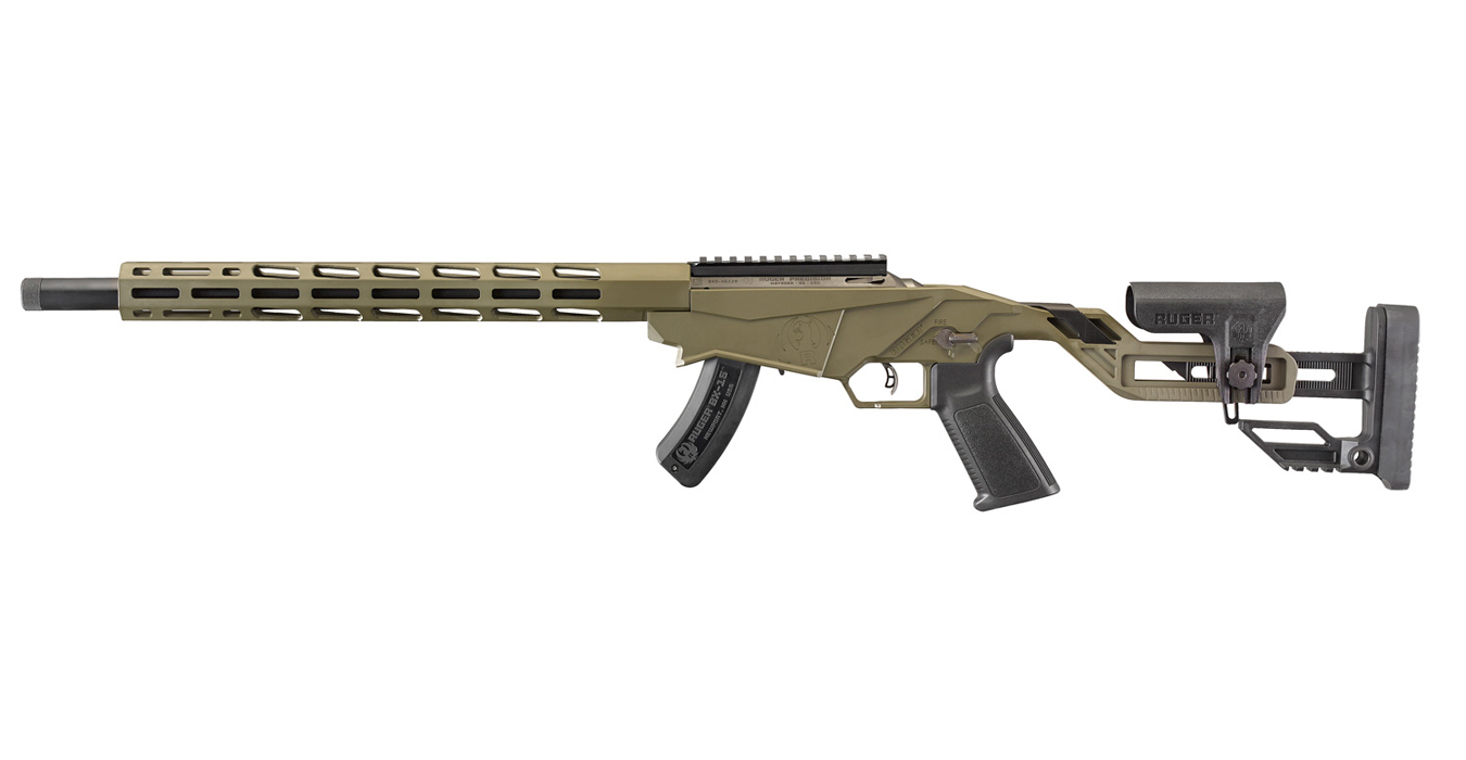 Precision Rimfire 22LR Bolt-Action Rifle with OD Green Cerakote Finish