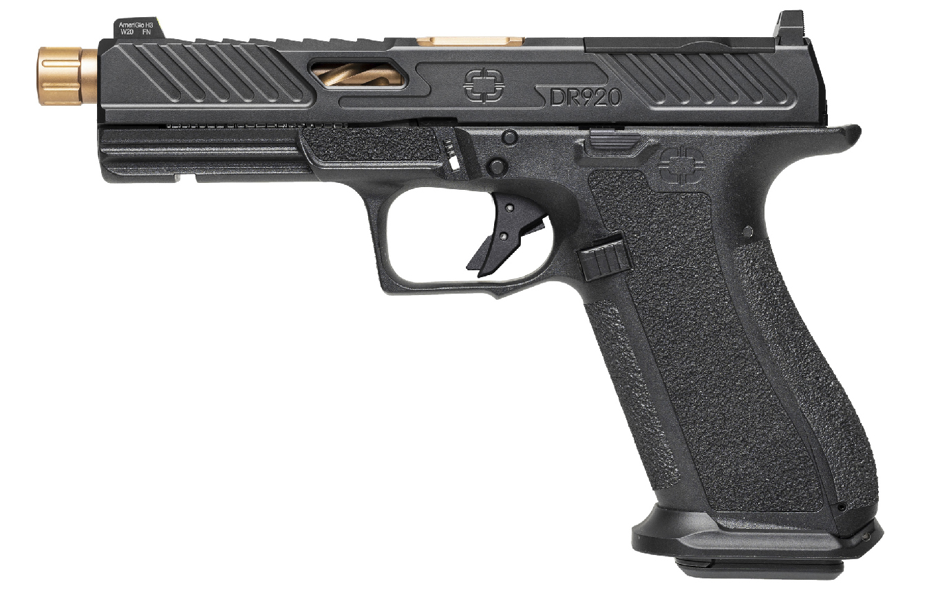 DR920 Elite 9mm Full-Size Optic Ready Striker-Fired Pistol with Bronze Spiral Fluted/Threaded Barrel - Firearms | The Gun Shop