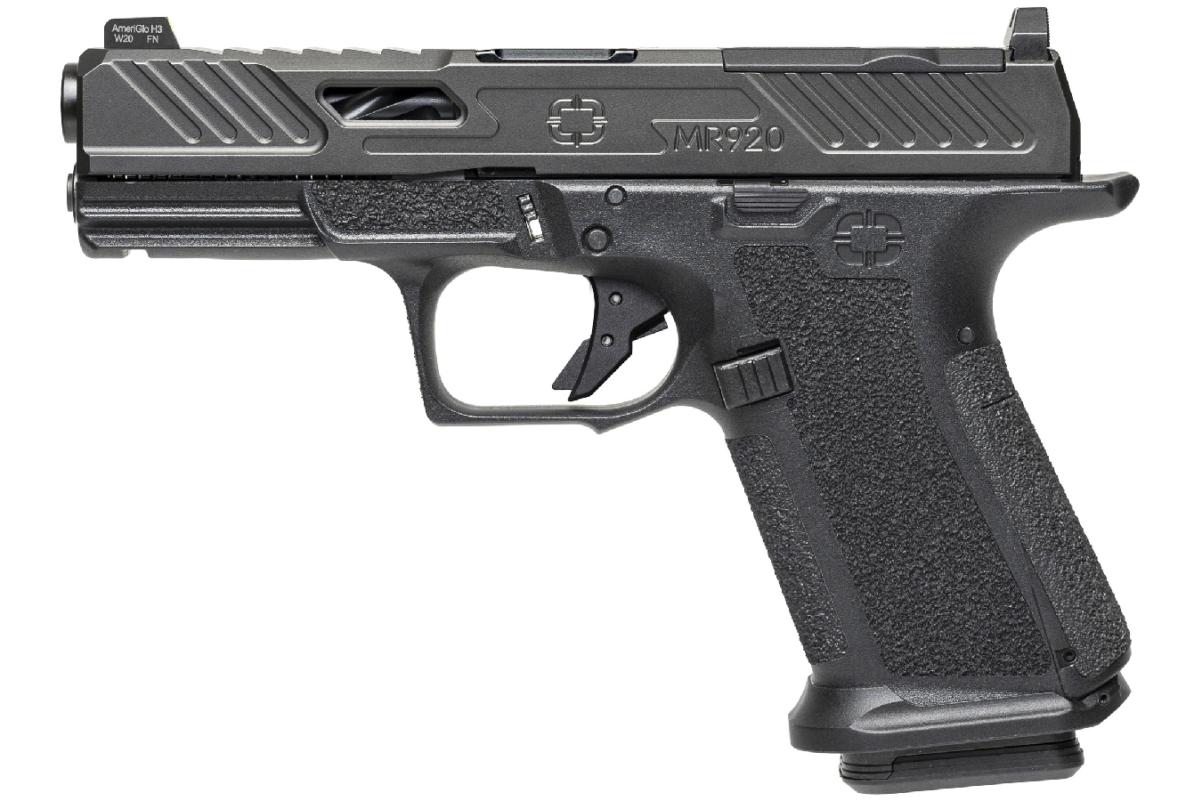 MR920 Elite 9mm Optics Ready Pistol with Black Spiral Fluted Barrel