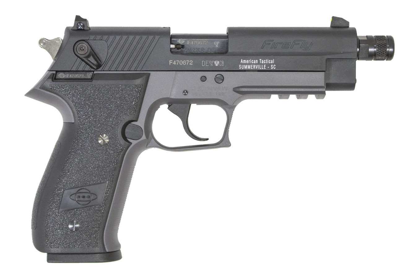 FireFly 22LR DA/SA Rimfire Pistol with Smoke Gray Finish and Threaded Barrel - Firearms | The Gun Shop