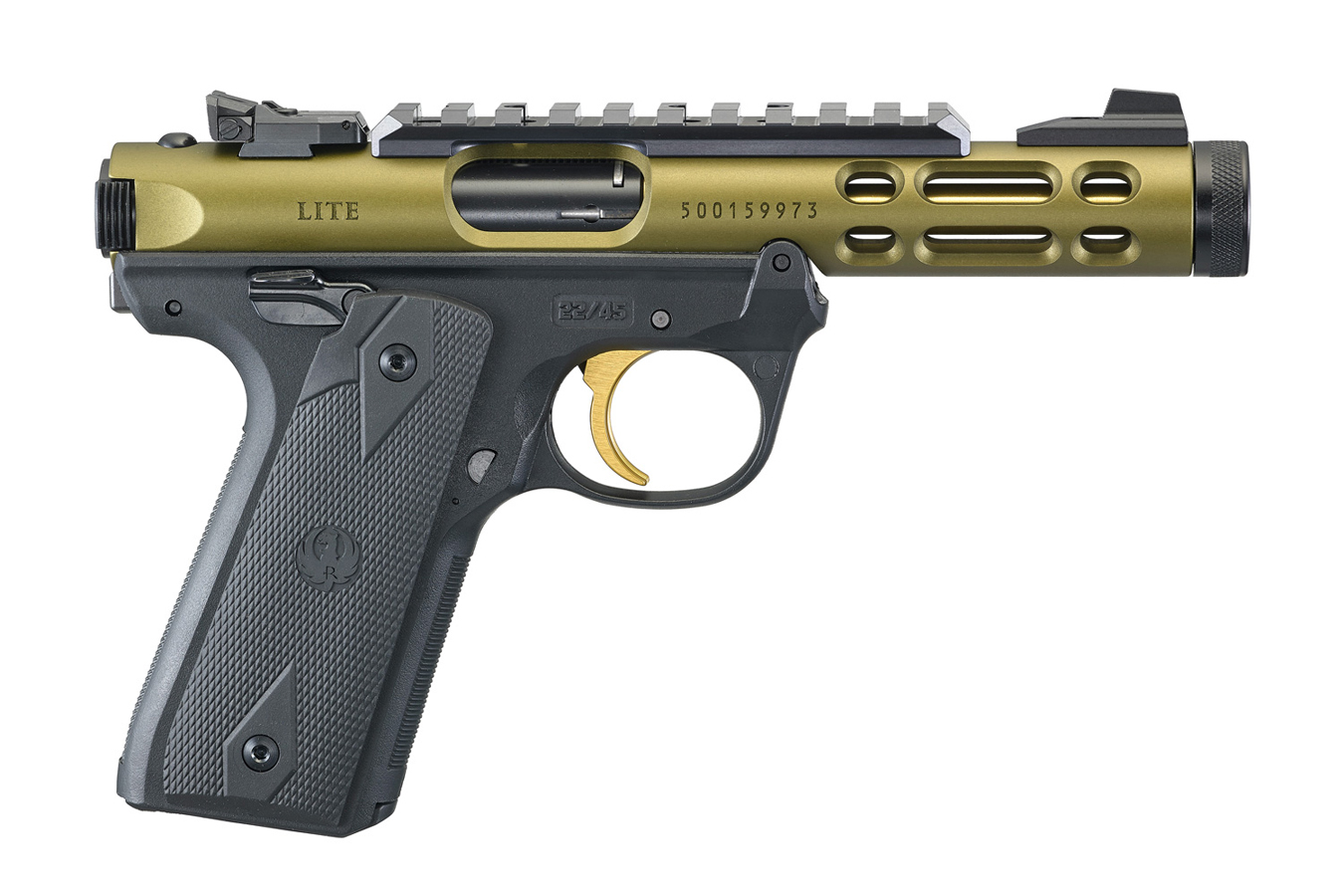Mark IV 22/45 Lite 22LR Rimfire Pistol with OD Green Anodized Silde - Firearms | The Gun Shop