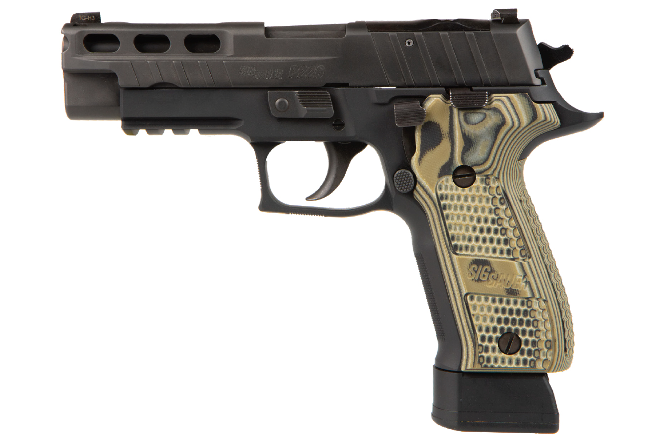 P226 Pro-Cut 9mm Full-Size Optic Ready Pistol with Piranha Grips - Firearms | The Gun Shop
