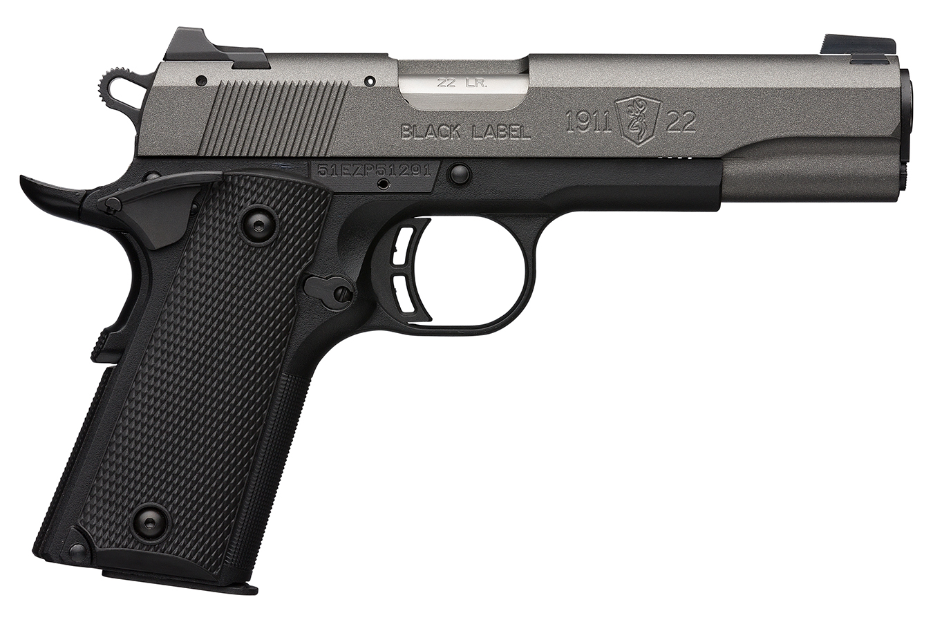 1911-22 Black Label 22LR Rimfire Pistol with Tungsten Cerakote Finish - 1911 Pistols | The Gun Shop