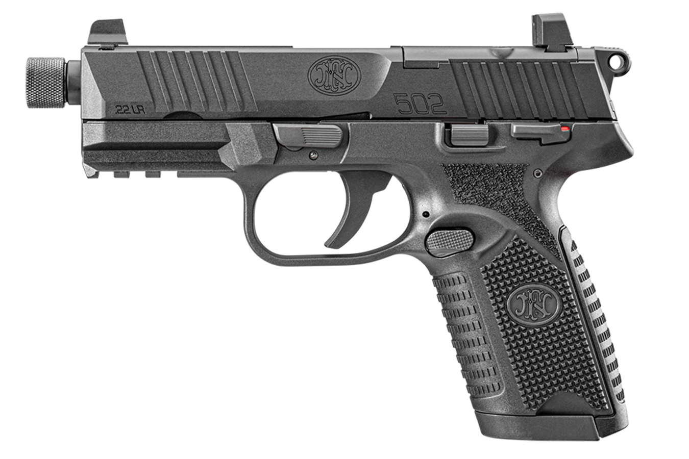 FN502 Tactical 22LR Optics Ready Rimfire Pistol with Threaded Barrel - Firearms | The Gun Shop