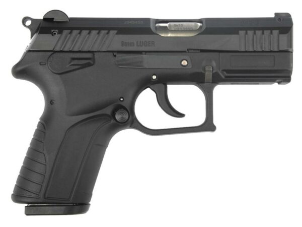 Bersa S/D 9mm 3.4" Barrel, Black Polymer Grip Black Pistol Stainless barrel, 12rd