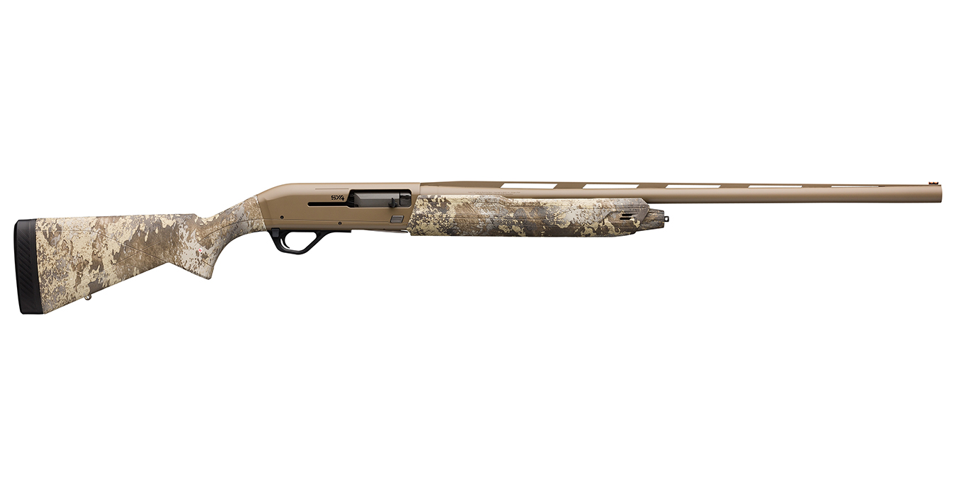 96076-DEFAULT-l SX4 Hybrid Hunter 12 Gauge Semi-Auto Shotgun with 28 Inch Barrel and True Timber Prairie Camo - Firearms | The Gun Shop