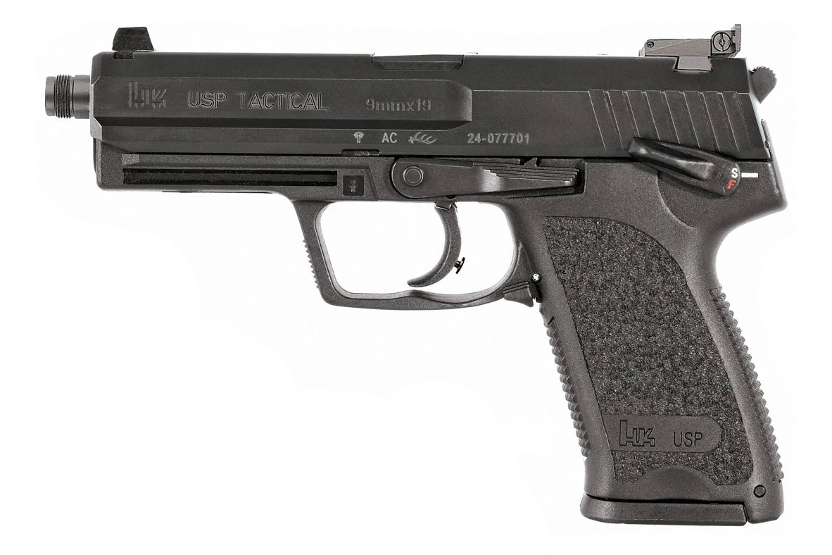 USP Tactical V1 9mm Pistol with Threaded Barrel - Firearms | The Gun Shop