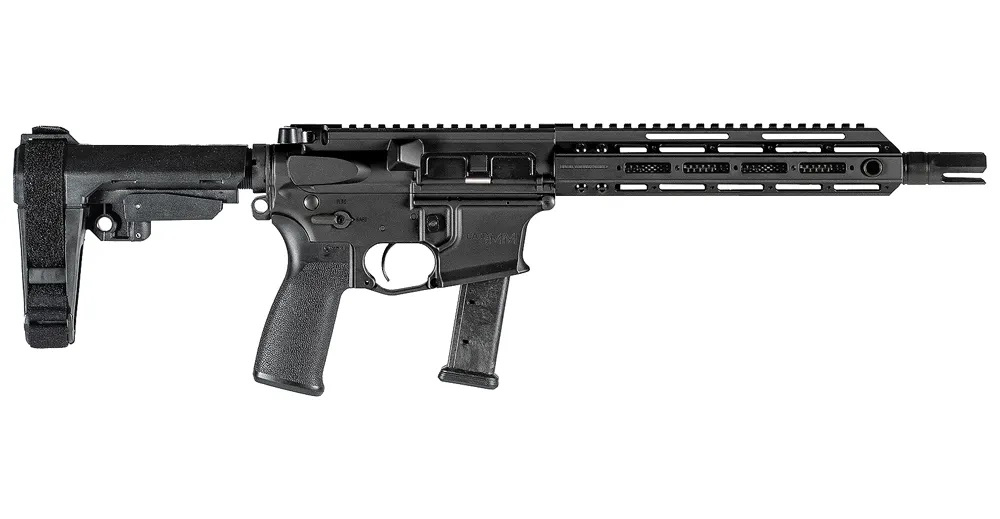 CA9MM 9mm AR-Style Pistol with Carbon Fiber Barrel and SBA3 Pistol Brace