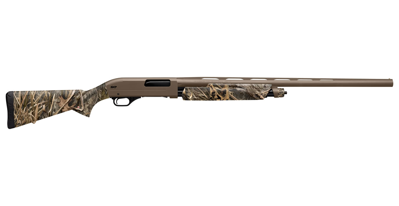 SXP Hybrid Hunter 20 Gauge Pump Shotgun with Mossy Oak Shadow Grass Habitat Finish and 28 Inch Barrel