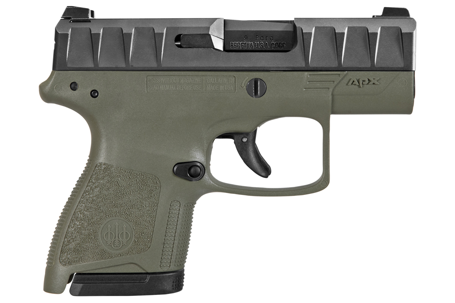 APX-A1 Carry 9mm Pistol with OD Green Frame - Firearms | The Gun Shop