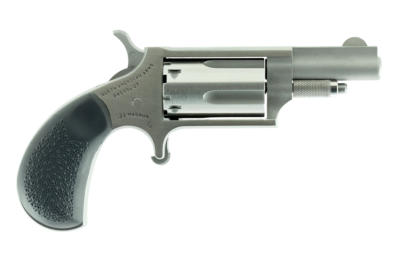 22WMR Mini-Revolver with Black Rubber Grips