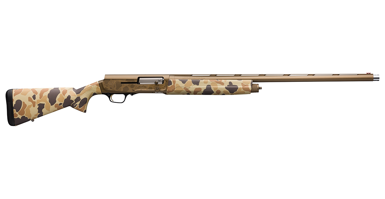 97116-DEFAULT-l A5 Wicked Wing 12 Gauge Semi-Auto Shotgun with 28 Inch Barrel and Vintage Tan Camo Finish