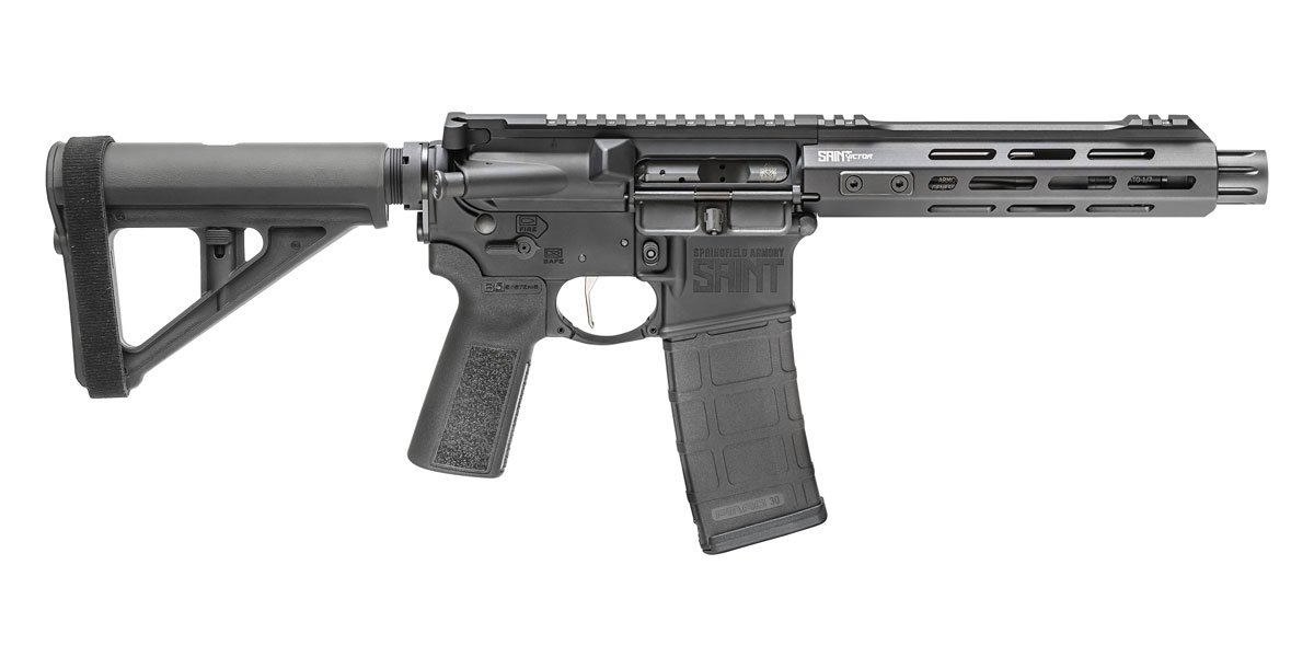 Saint Victor 5.56mm AR-15 Pistol with Magpul BTR Pistol Stabilizing Brace