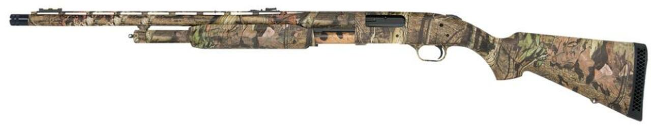 Mossberg 500 L-Series Pump 12 ga 24" 3" MO Break Up Synthetic Stock Left Hand