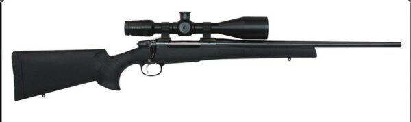 CZ 557 Sporter Bolt 6.5mmX55mm 20.5", Synthetic Blk Stk Blued Rec, 4 rd