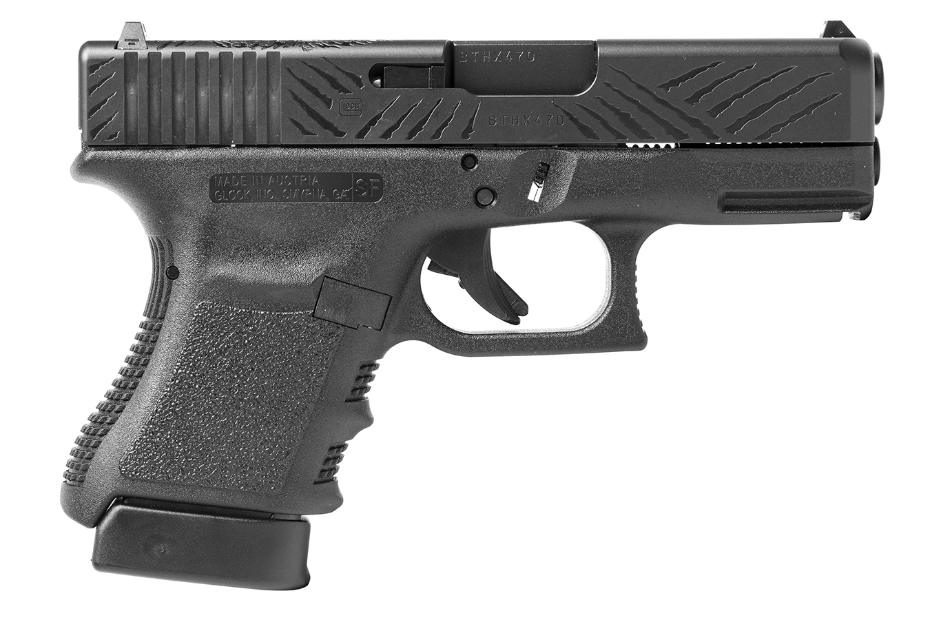 30SF Gen3 45 ACP Striker Fired Pistol with Custom Engraved Wolverine Slide - Firearms | The Gun Shop