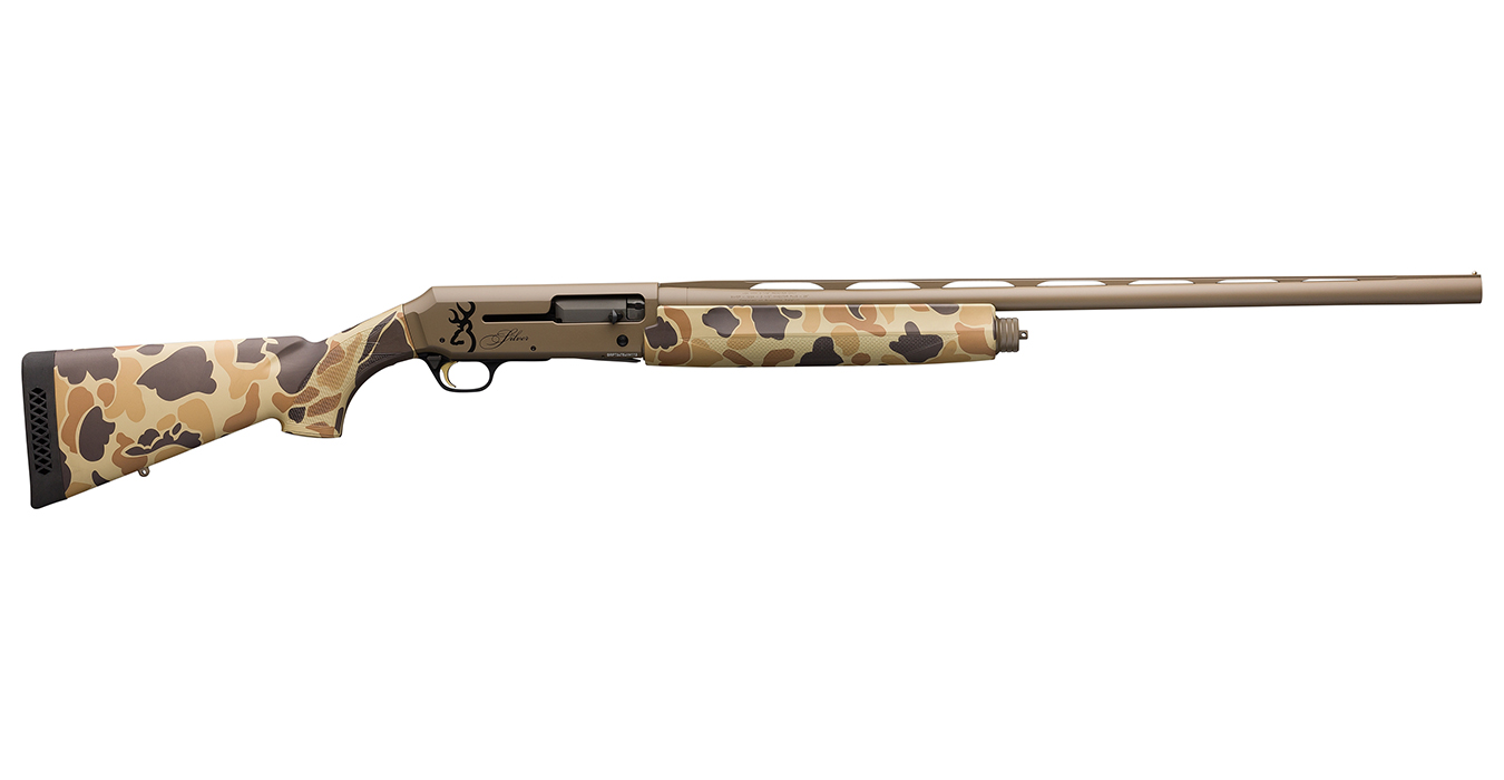 Silver Field 12 Gauge Semi-Automatic Shotgun with Vintage Tan Stock and FDE Cerakote Finish