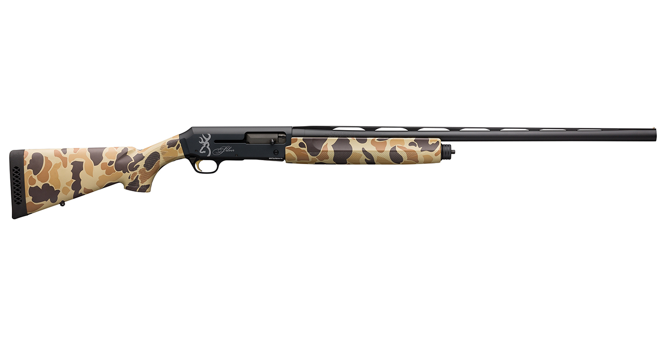 Silver Field 12 Gauge Semi-Automatic Shotgun with Vintage Tan Camo Stock - Firearms | The Gun Shop