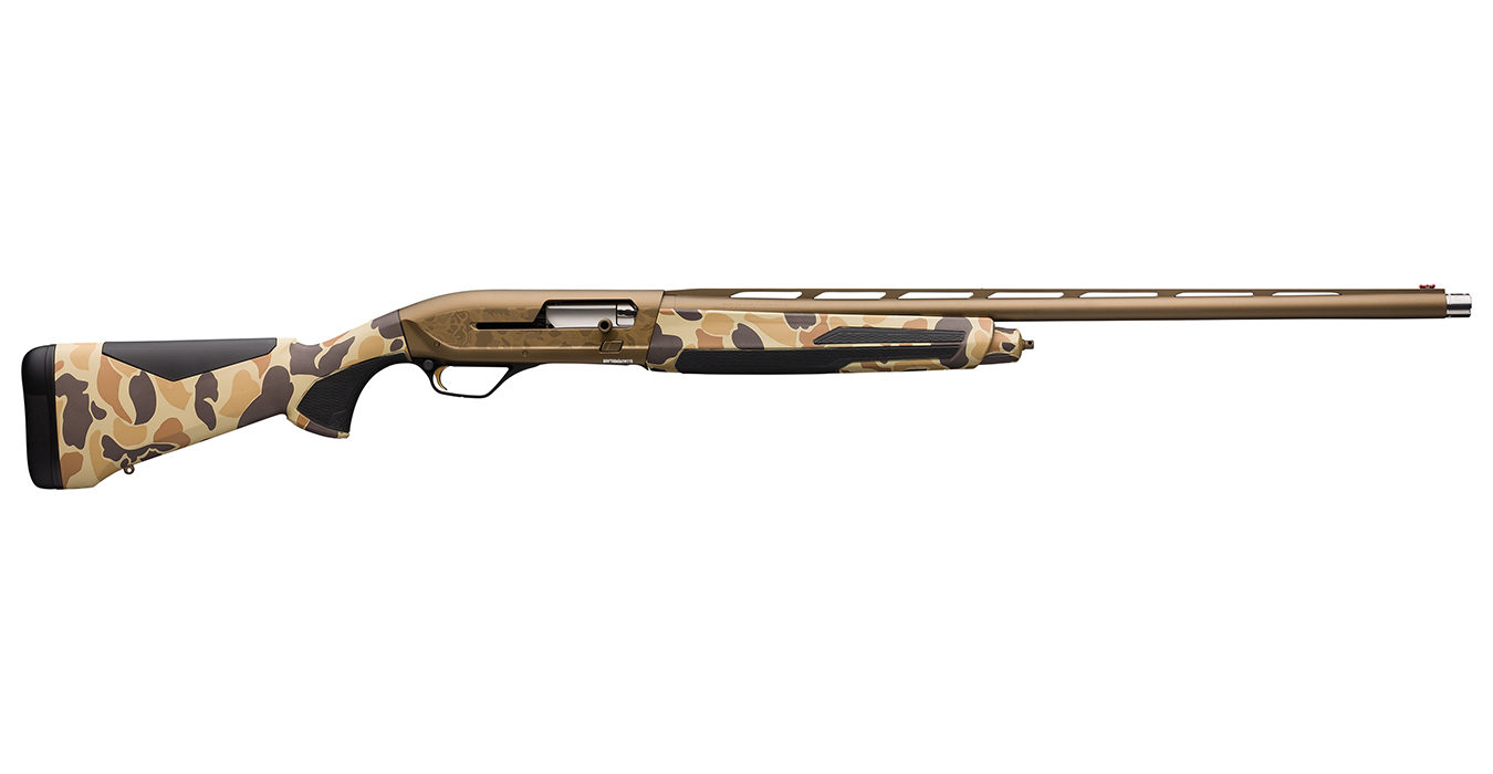 97823-DEFAULT-l Maxus II Wicked Wing 12 Gauge Semi-Automatic Shotgun with Vintage Tan Camo Stock and Burnt Bronze Finish - Firearms | The Gun Shop
