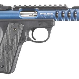 Ruger 22/45 Lite .22lr, 4.4", Threaded Barrel, Blue Anodized, Adj Sights, 10rd