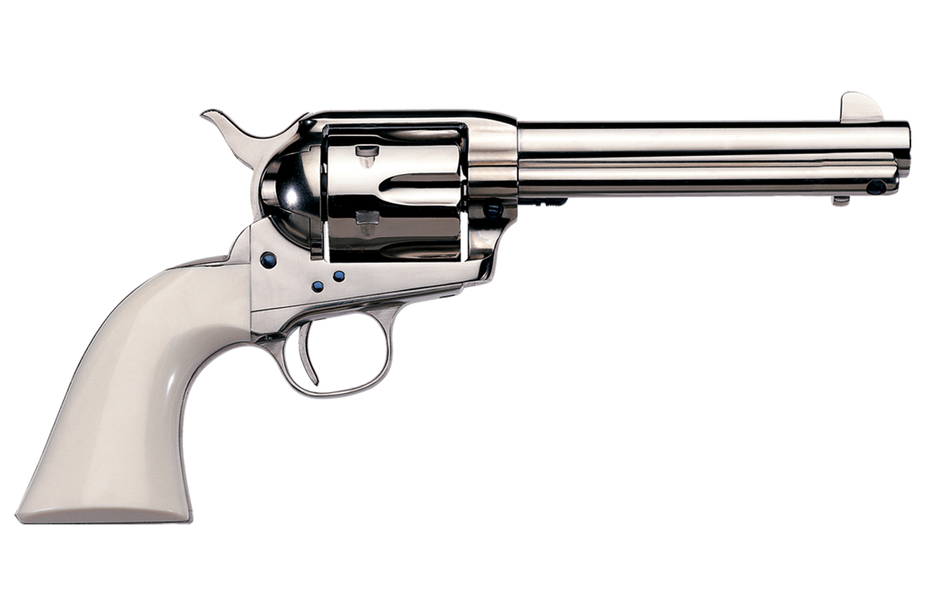 1873 Cattleman Cody .45 Colt Single-Action Revolver with Nickel-Plated Steel - Firearms | The Gun Shop