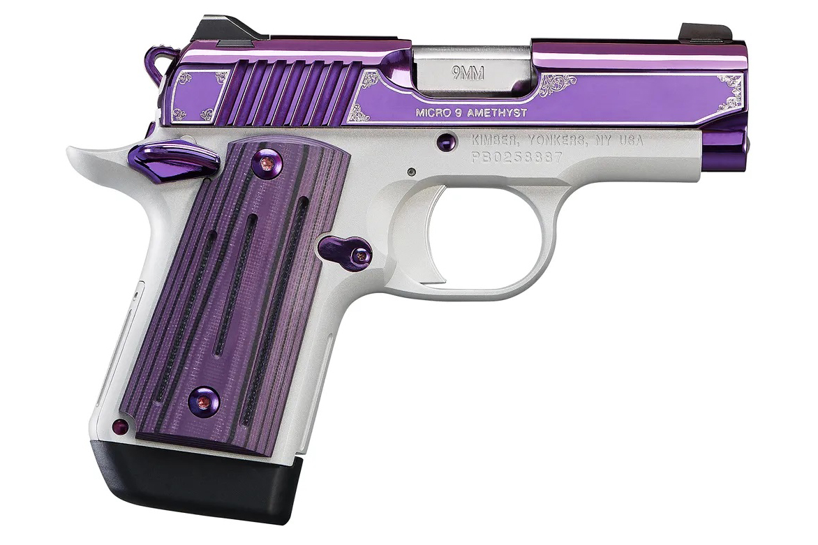 Micro 9 Amethyst 9mm Compact Pistol with Purple Finish