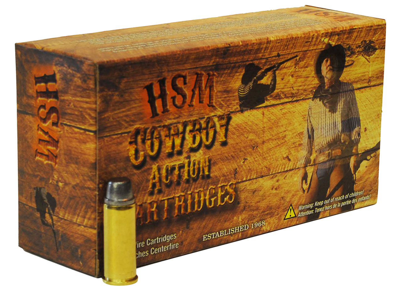 HSM Cowboy Action 38-40 Winchester 180gr, Round Nose Flat Point, 50rd Box