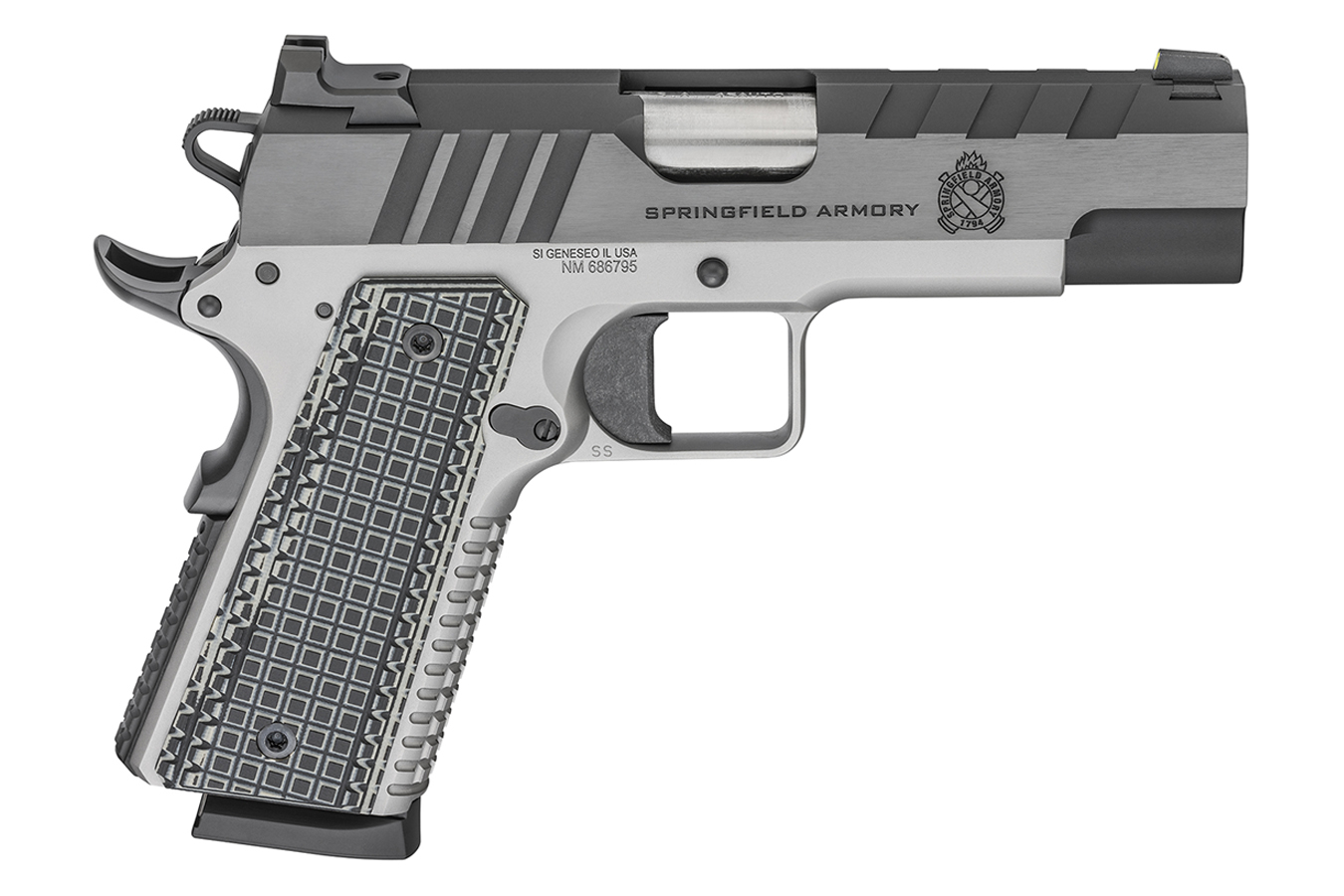 1911 Emissary 45 ACP Compact Pistol with Stainless Finish and G10 Grips - 1911 Pistols | The Gun Shop