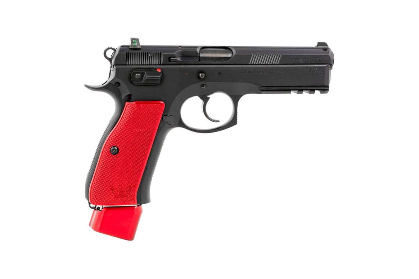 75 SP-01 Competition 9mm Pistol with Red Grips - Firearms | The Gun Shop
