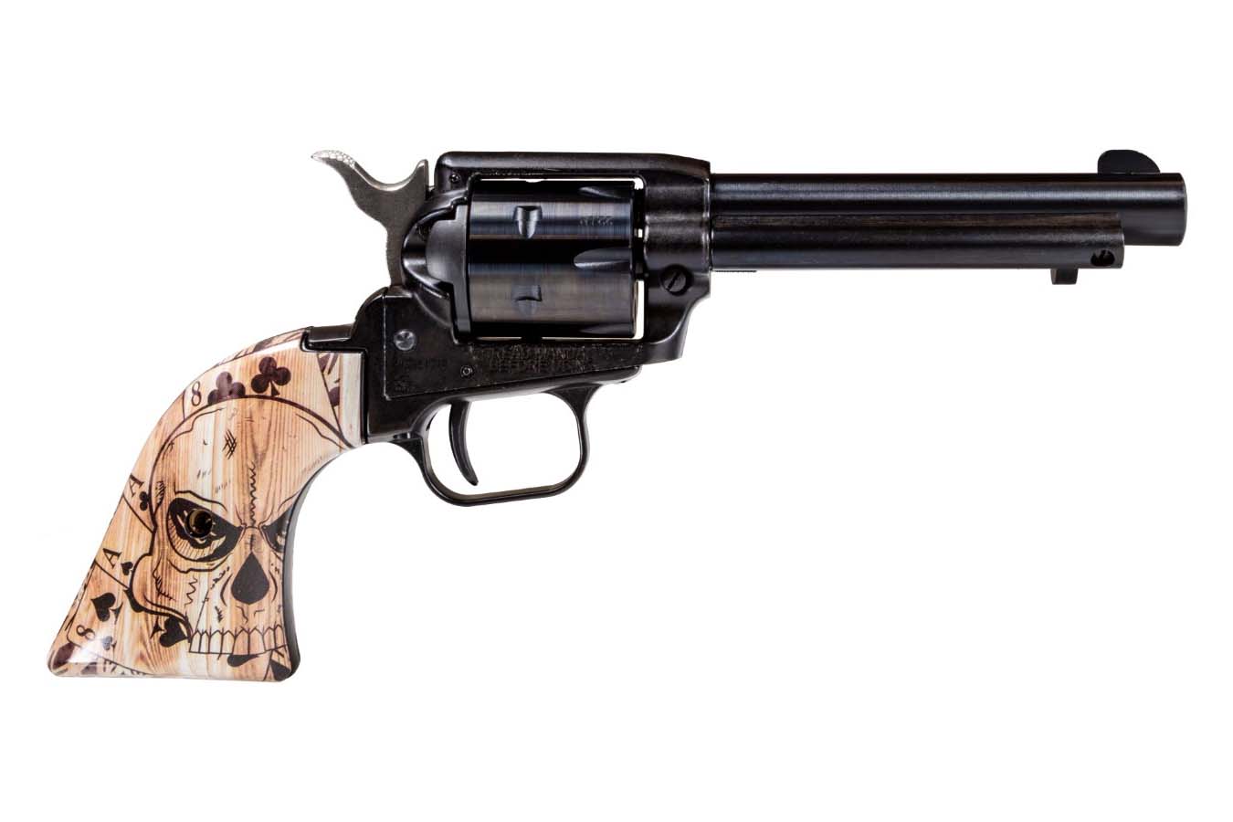 Rough Rider 22LR Rimfire Revolver with Deadmans Hand Grips and 4.75 Inch Barrel - Firearms | The Gun Shop
