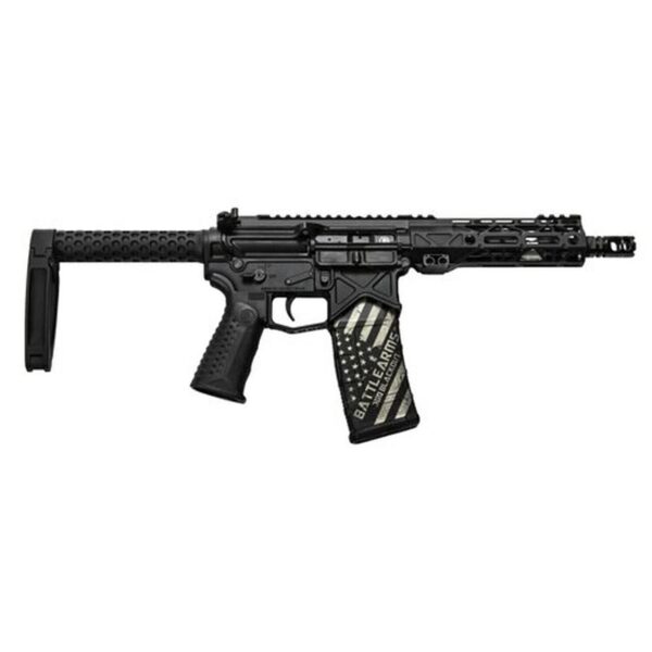 Battle Arms Development BAD300 AR-15 Pistol, 300 Blackout, 7.5" Barrel, Sabertube with Tailhook Brace, 30Rd Mag
