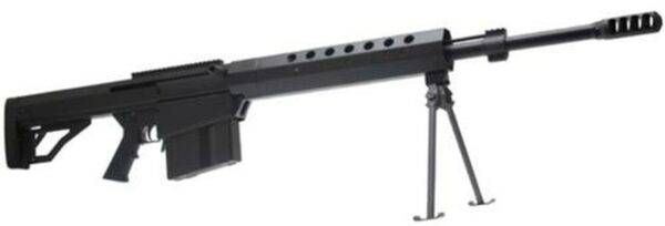 Serbu BFG-50A 50BMG Semi-Auto Rifle with Bipod and Scope Rail, 10 Rd Mag, Hard Case