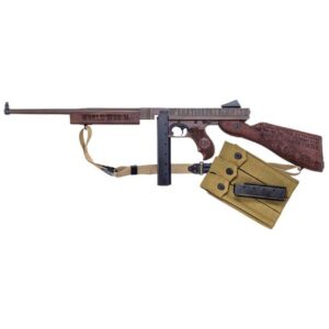 Auto Ordnance Iwo Jima Commemorative M1 Thompson Rifle, 45 ACP, 16.5" Barrel, Engraved Olive DrabGreen under Distressed Copper Cerakote, 30rd Mag