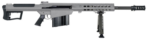Barrett M107A1 50 BMG, 20" Barrel, Tungsten Gray Cerakote, Includes Bipod/Pelican Case, 10rd - Barrett Firearms | The Gun Shop